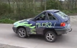 Pals create quirky compact car