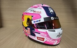 Replica helmet under hammer