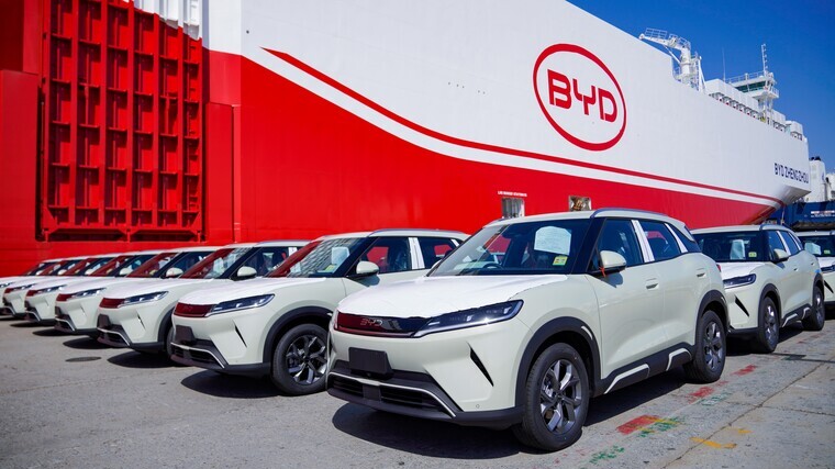 BYD ro-ro set for Oz